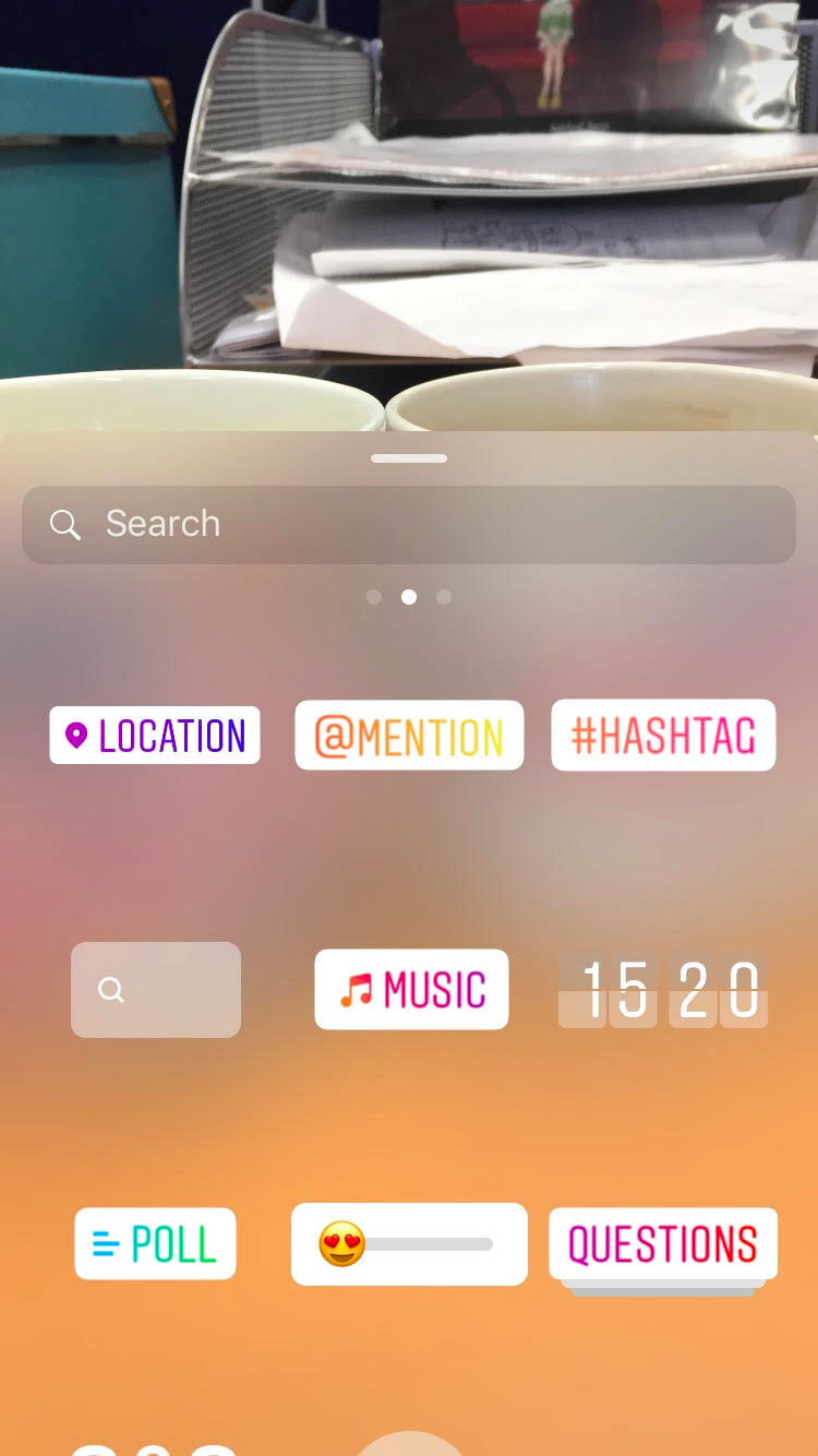 Creating an Instagram story poll