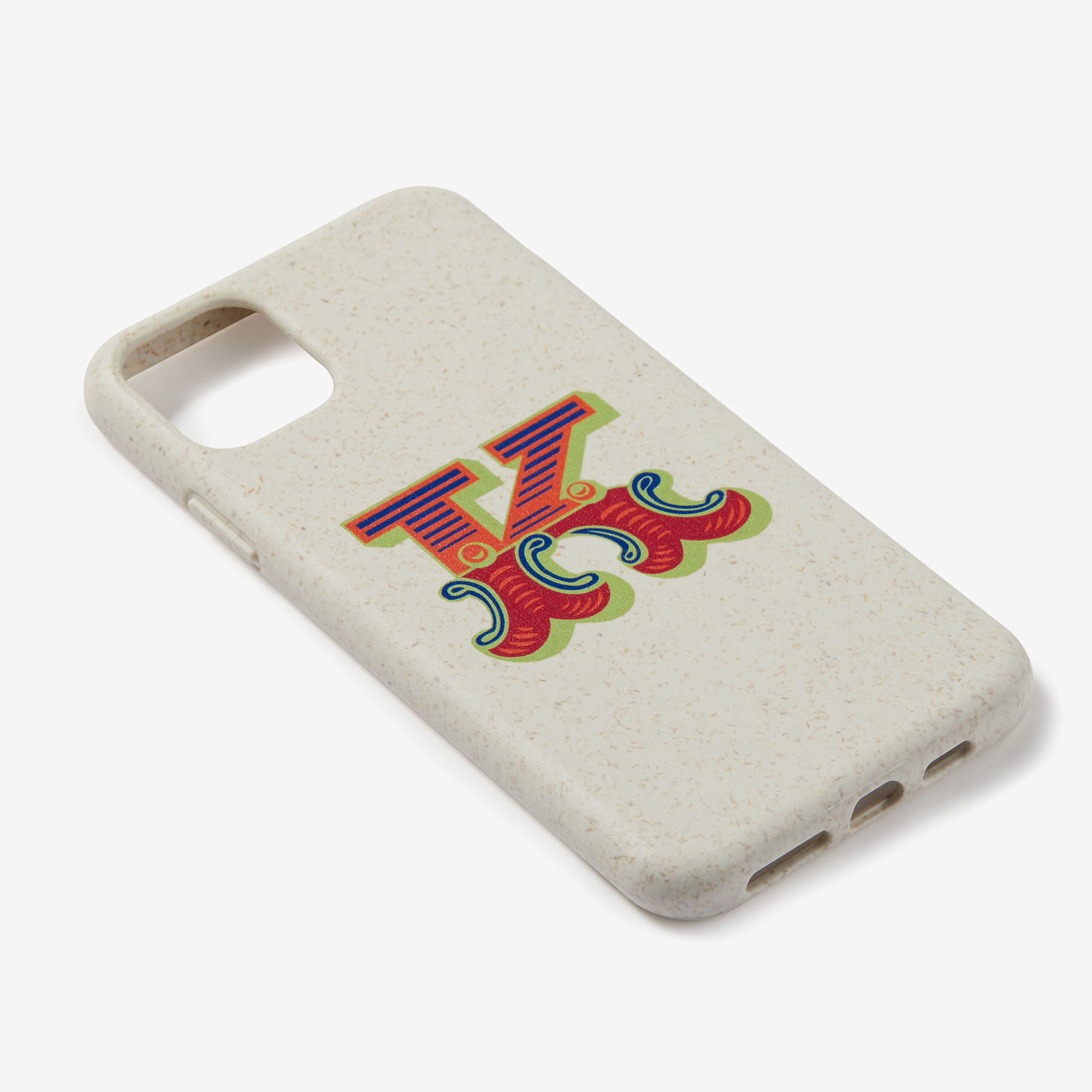 Monogram Style Cellphone Back Cover Case for iPhone Samsung