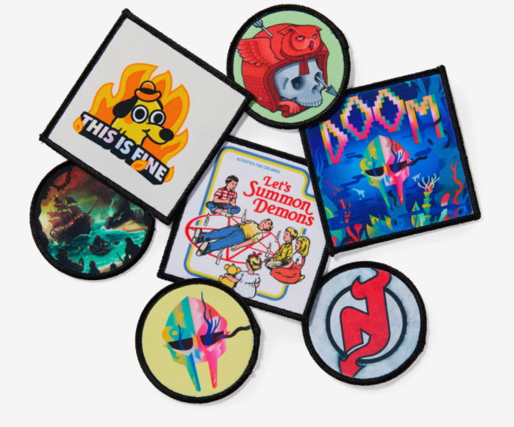 Easily Create Custom Printed Patches-Sublimated Patches Printing