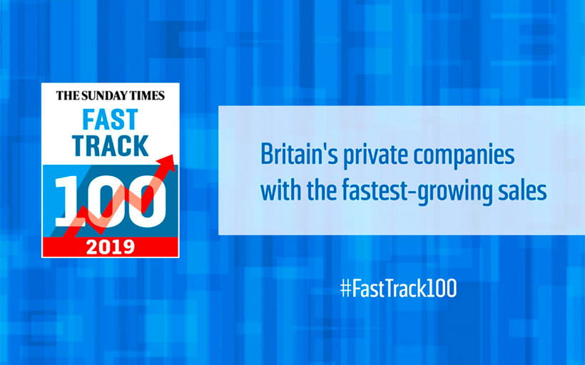 Prodigi ranked 14th on The Sunday Times Virgin Atlantic Fast Track 100