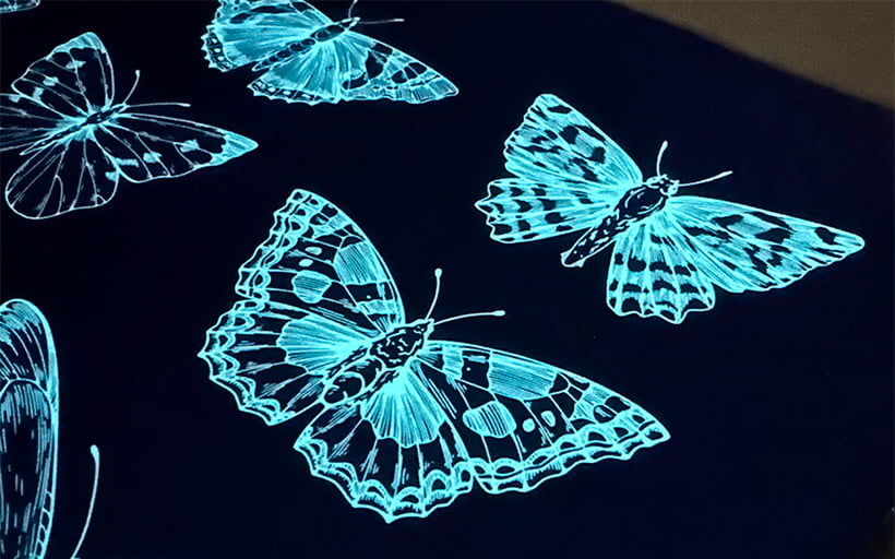 How to create custom glow in the dark art with Prodigi