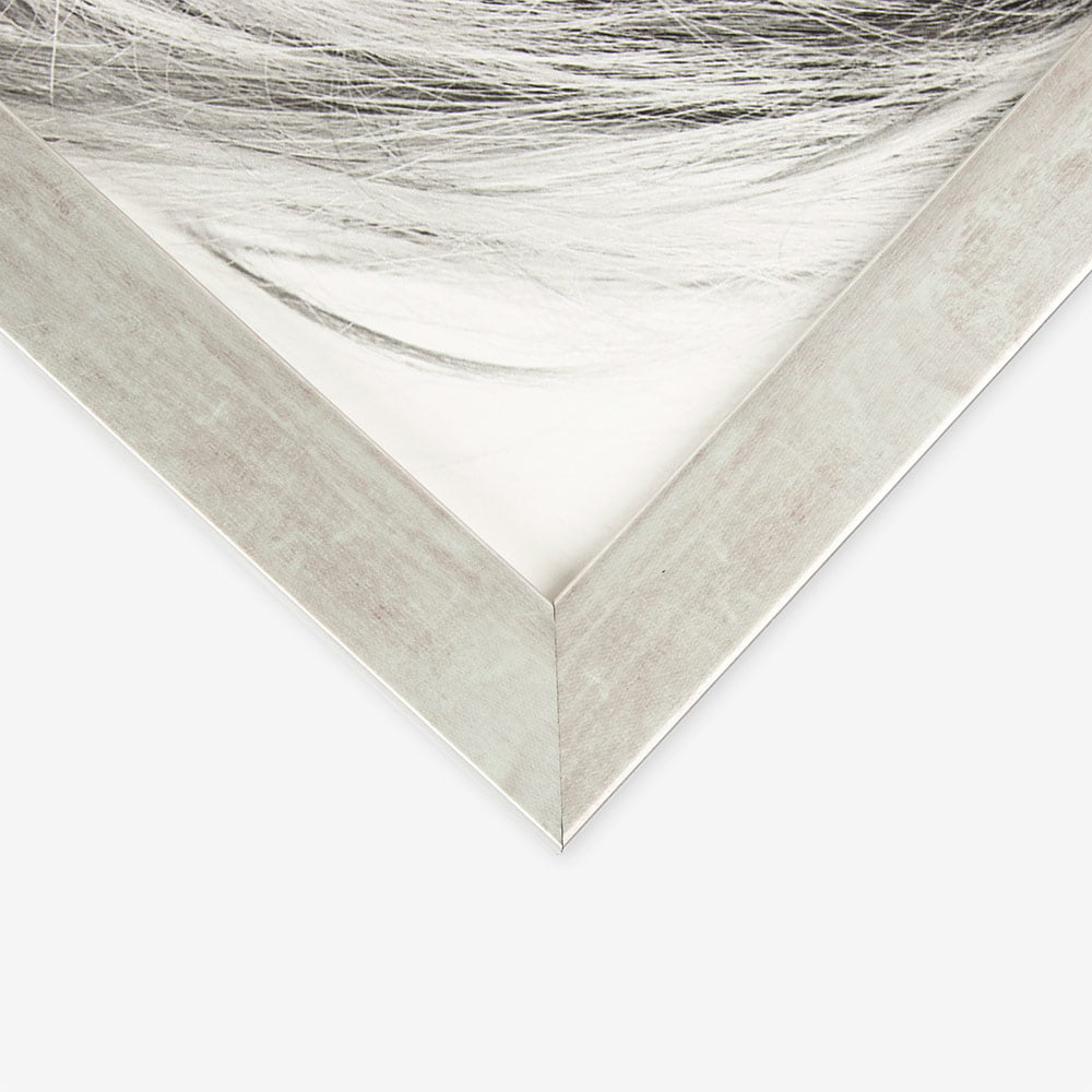 Silver framed print corner by Prodigi