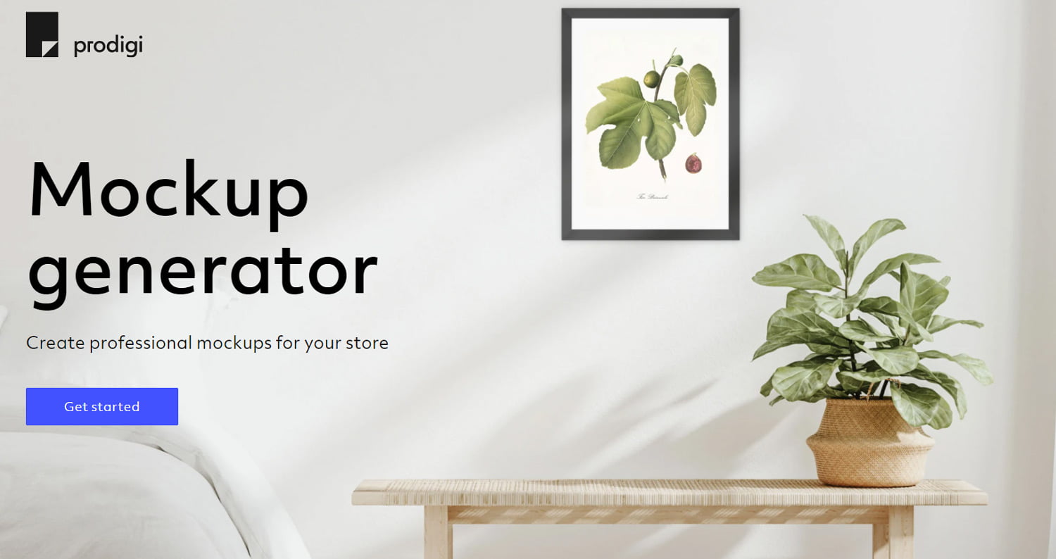 The Prodigi mockup generator