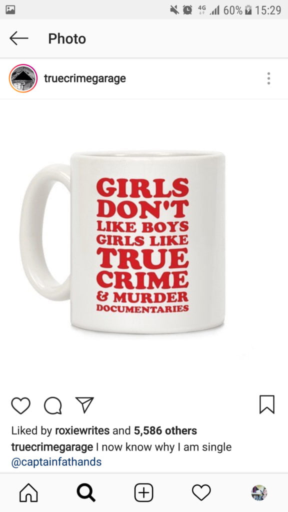 True Crime Garage mug