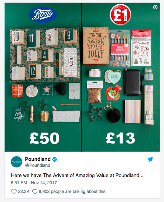 Poundland advert