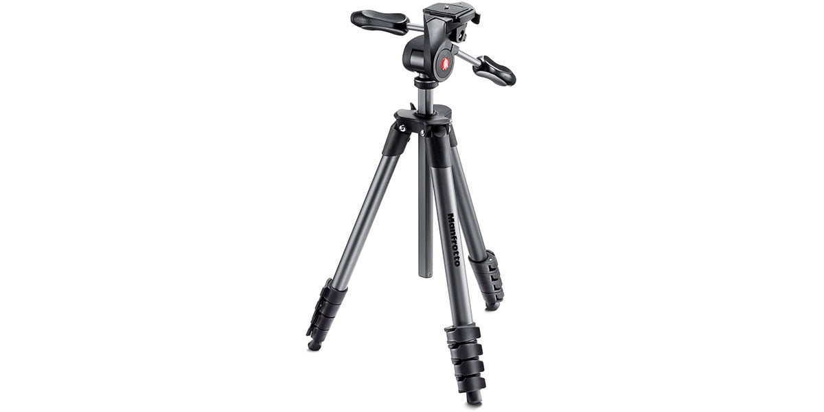 Manfrotto Compact Advanced Aluminium Tripod with 3 Way Head