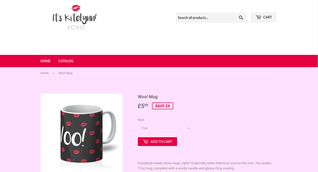 Kitelynn on-demand mug