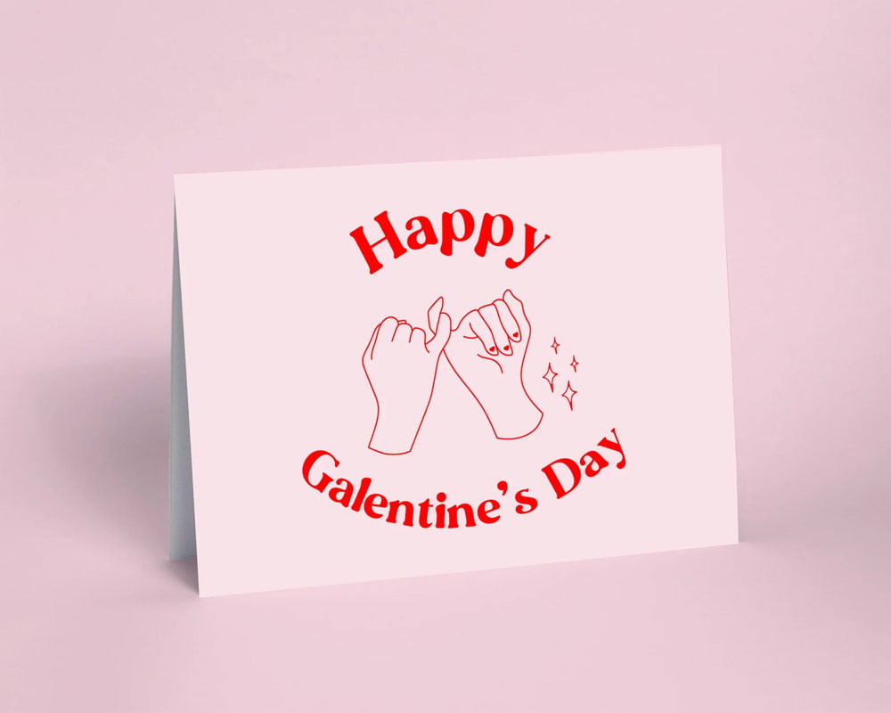 Galentine’s Day greetings card