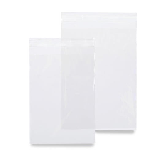 Jiffy bag and clear plastic bag