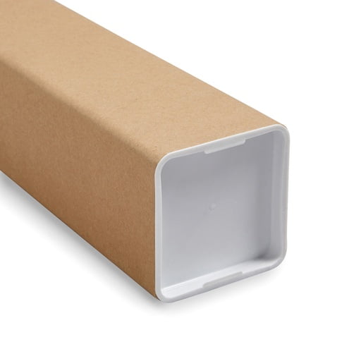 Square cardboard tubes