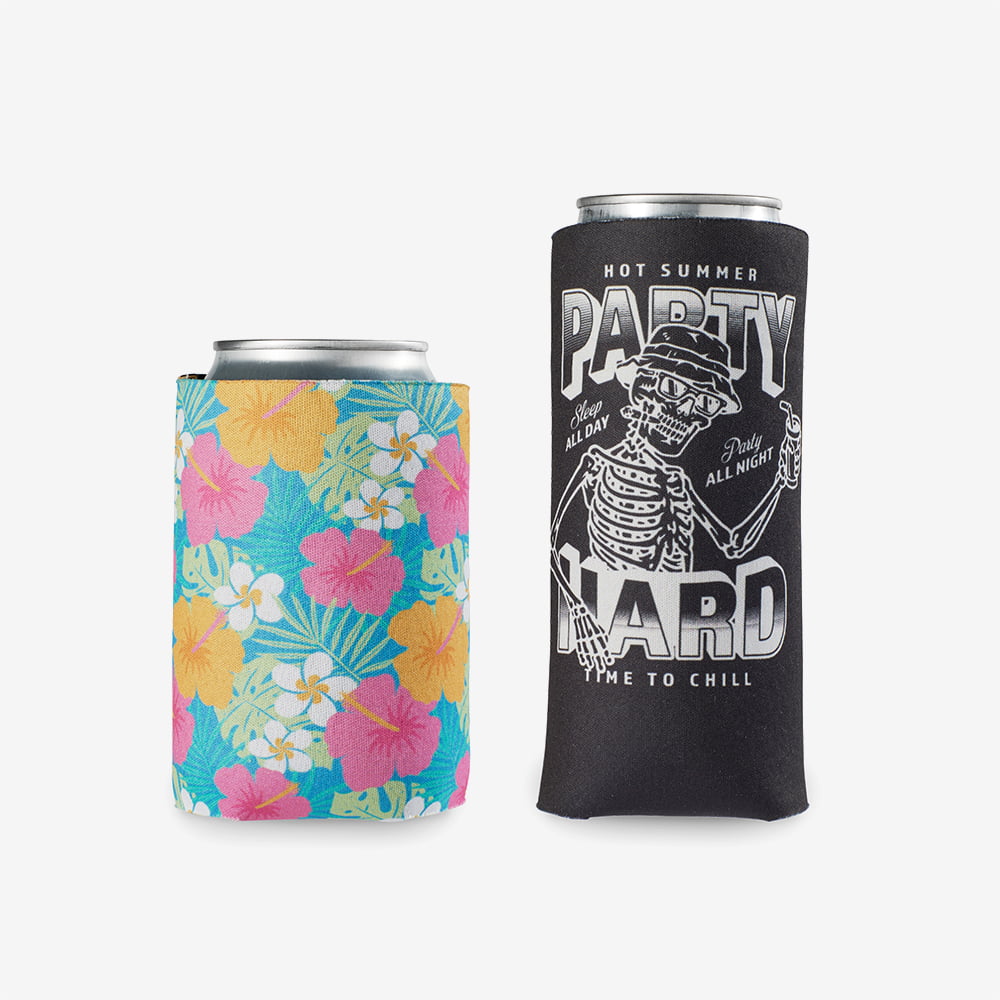 Prodigi can koozies slim and regular