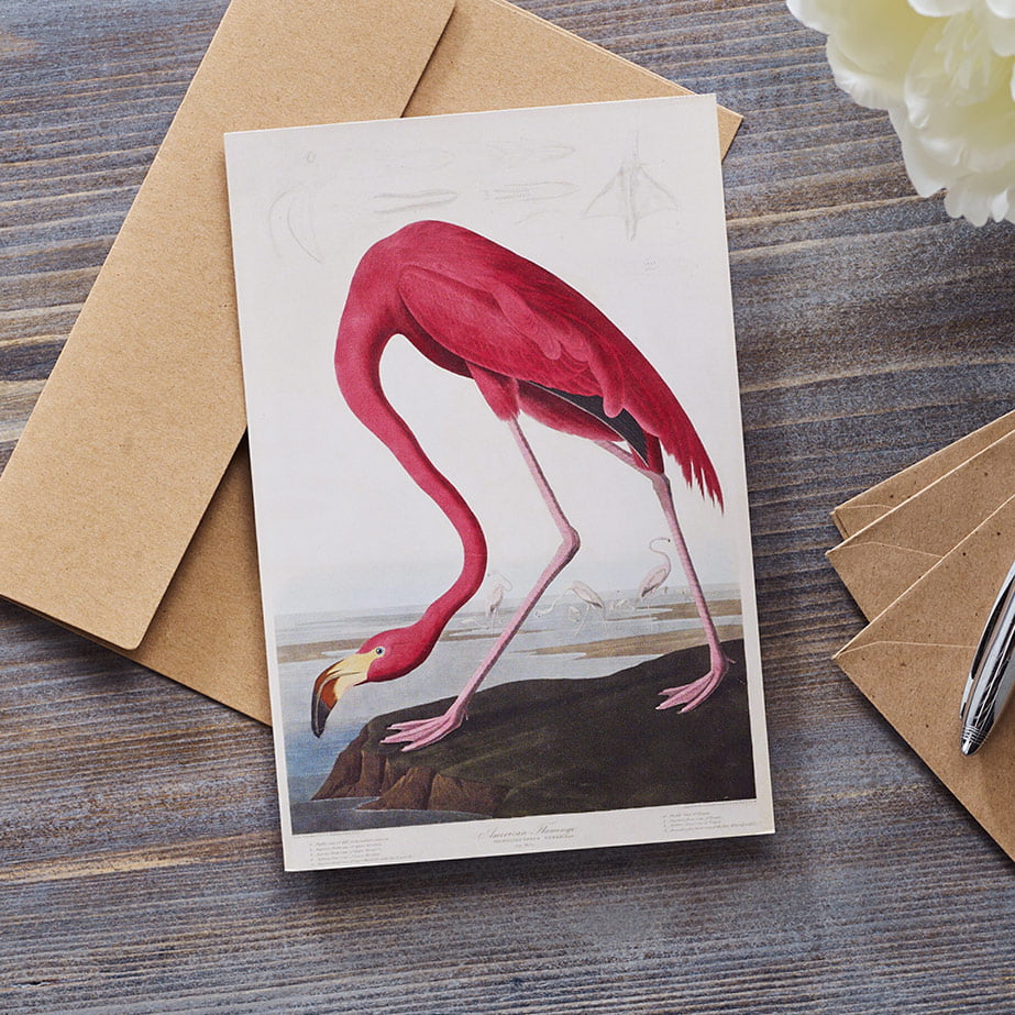 Fine art greetings card with kraft envelope