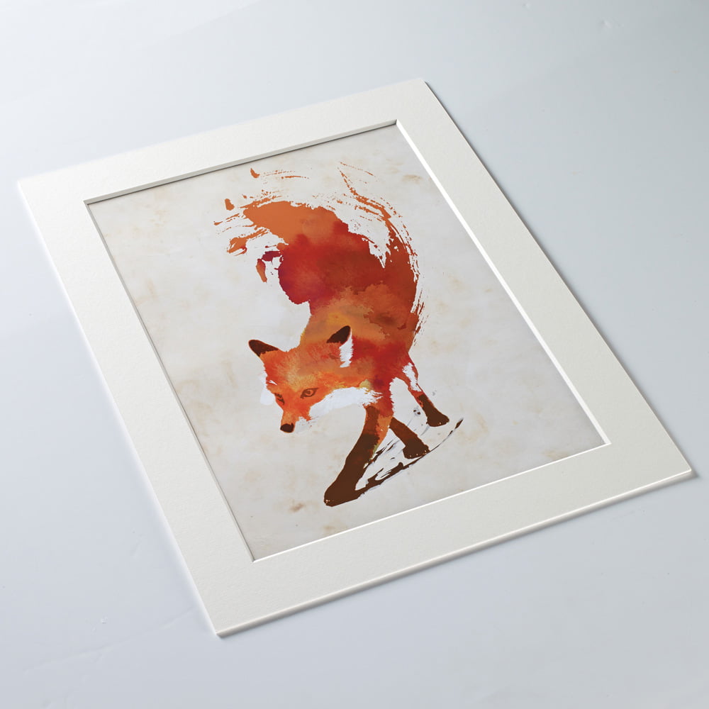 Example of a mounted print
