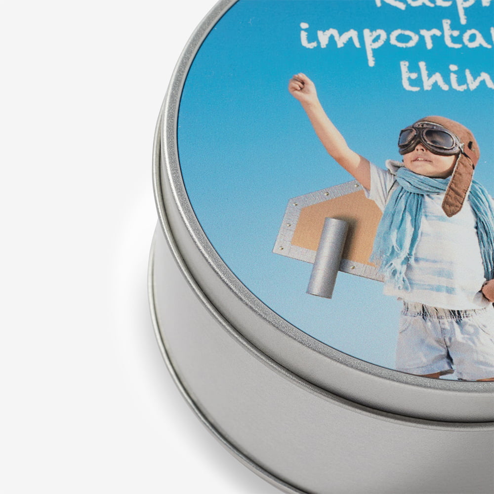 Prodigi personalised tins round