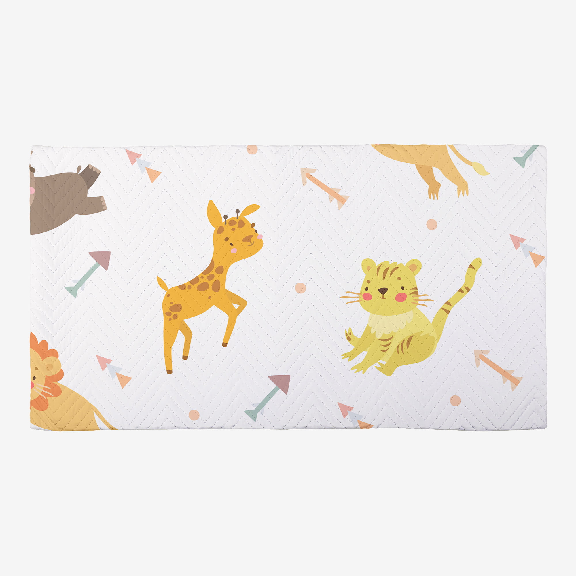 Quilted pillow sham 20x36