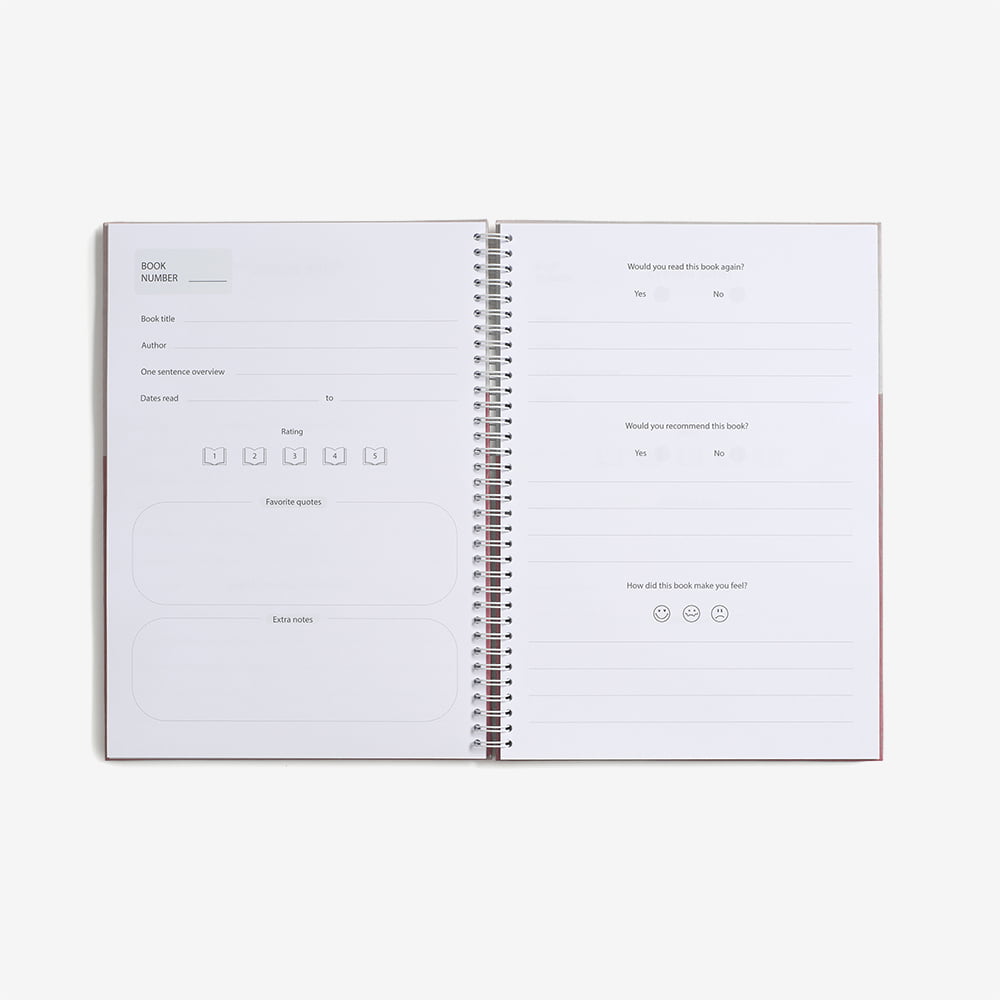 Prodigi reading journal inner