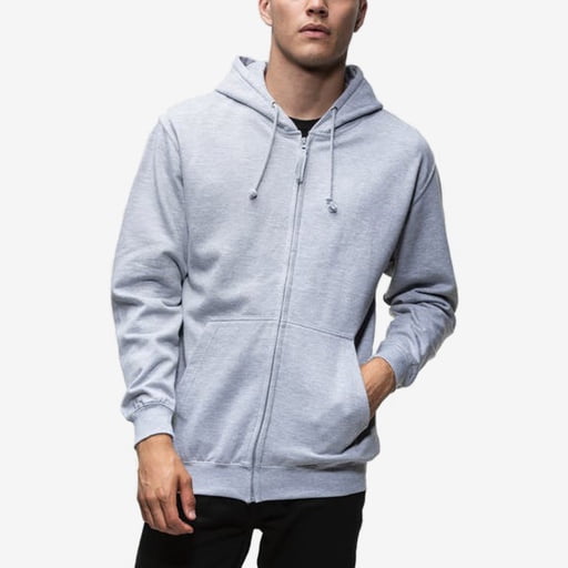 Print on Demand Zip-up Hoodie AWDis JH050 - Print API, Drop shipping