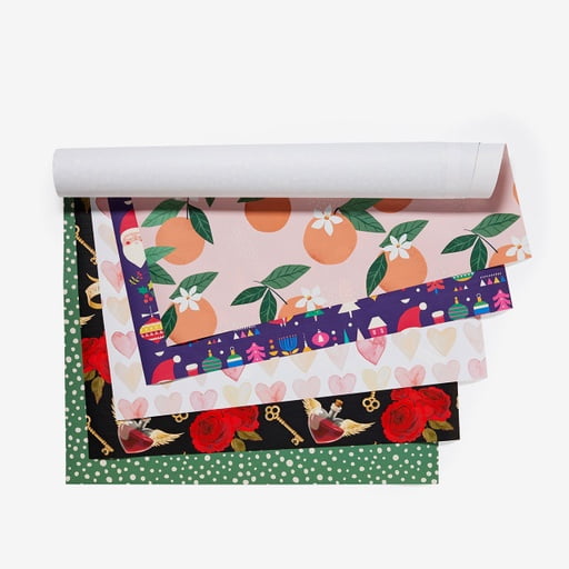 Gift Wrapping Paper Rolls  Customizable, 95gsm Paper