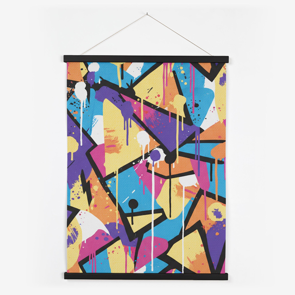 Canvas print with hanger
