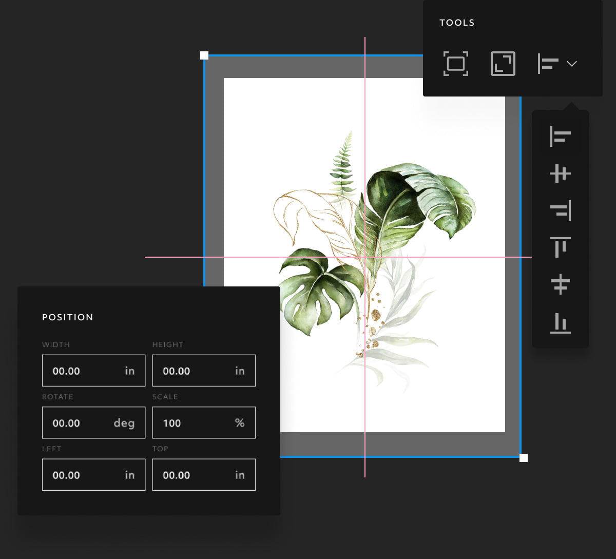 Image positioning tools